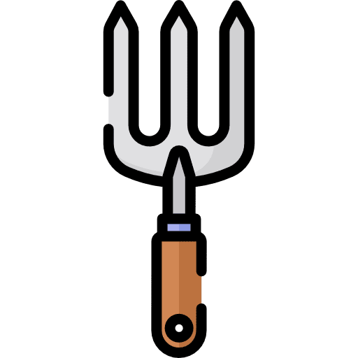 Rake tools and utensils rake construction and tools icon
