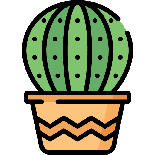 Cactus botanical plant cactus icon