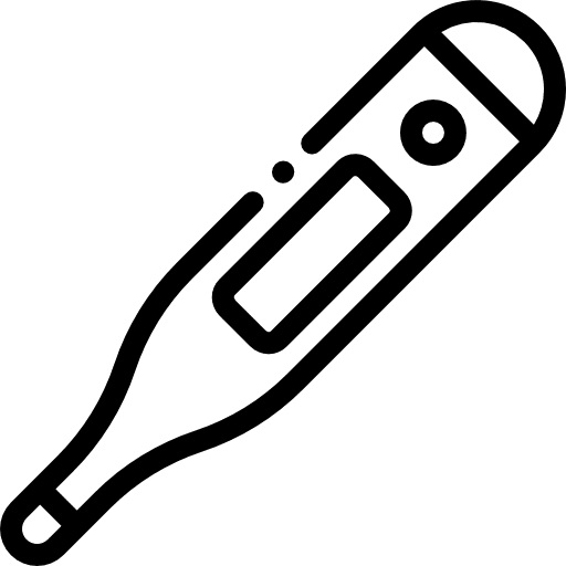 Thermometer healthcare and medical temperature thermometer icon