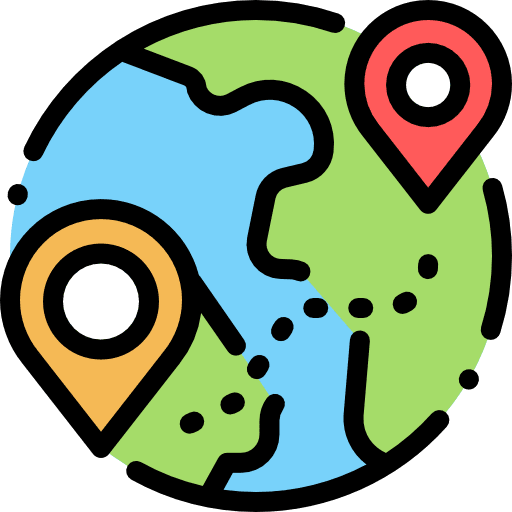 Earth globe globe earth globe worldwide icon