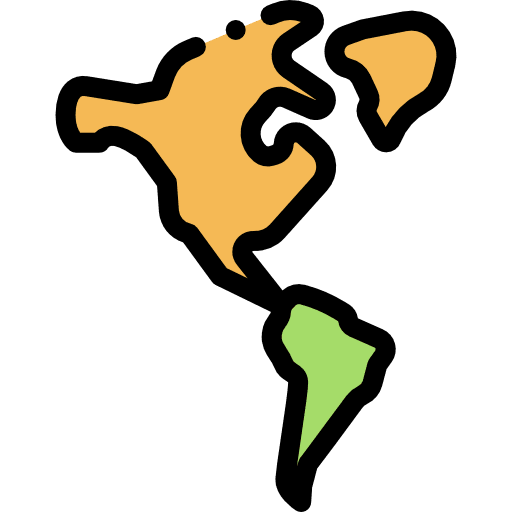 America geography america maps and location icon