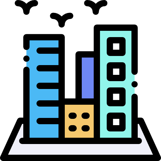 Cityscape construction urban cityscape icon