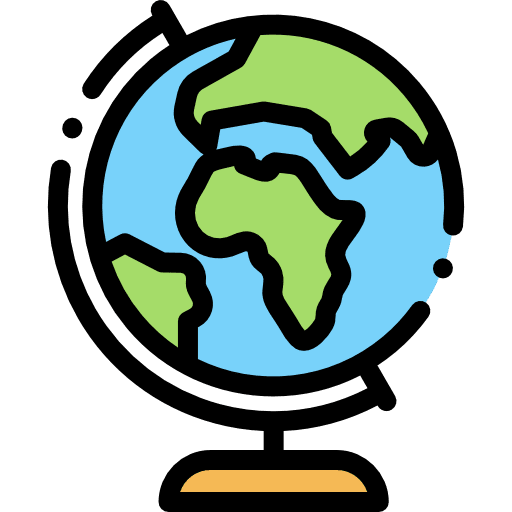 Earth globe earth globe earth grid social studies icon