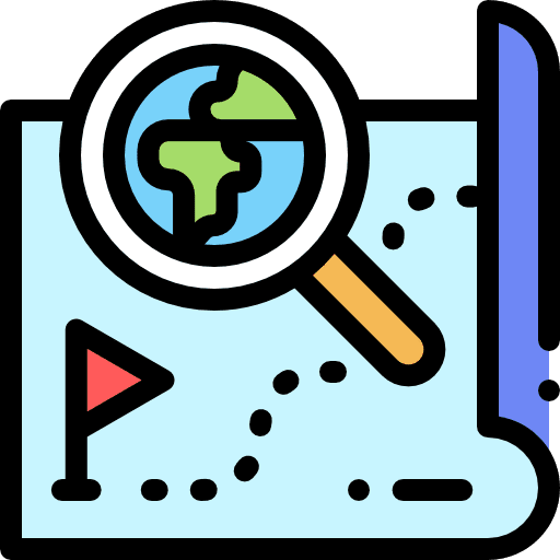 Map position map orientation icon