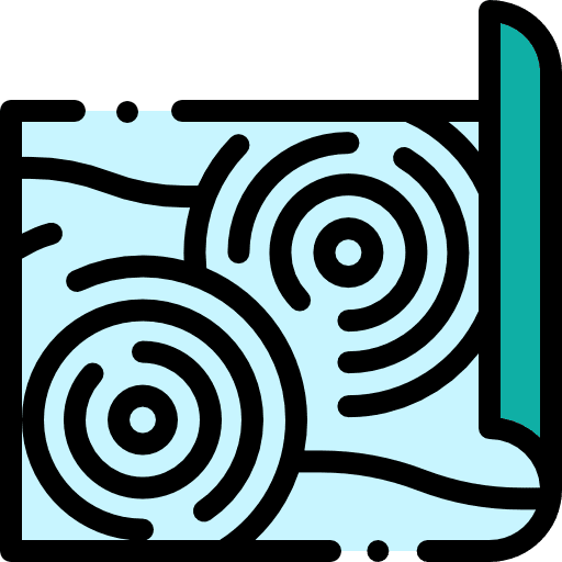 Map interface map orientation icon