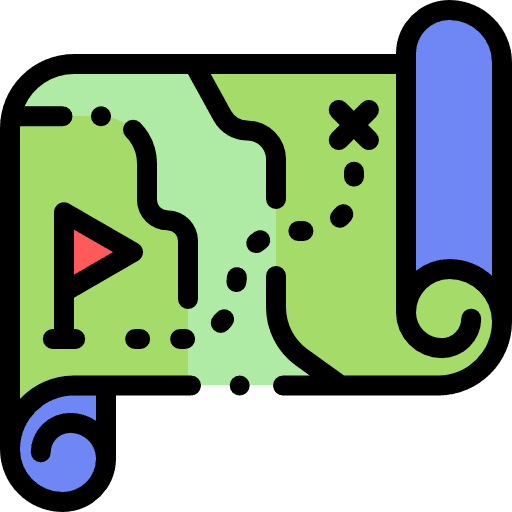 Map position maps and flags location icon