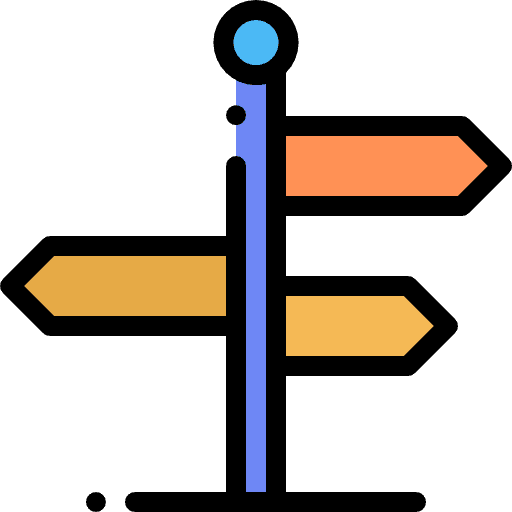 Panel road sign signs orientation icon