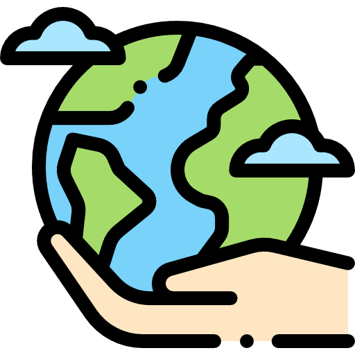 Planet earth geography maps and location worldwide icon
