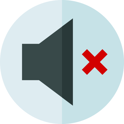 Mute ui interface music and multimedia icon