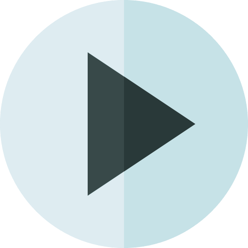 Play multimedia arrows begin icon