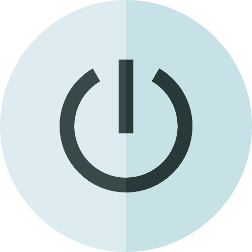 Power button shapes and symbols power power on icon