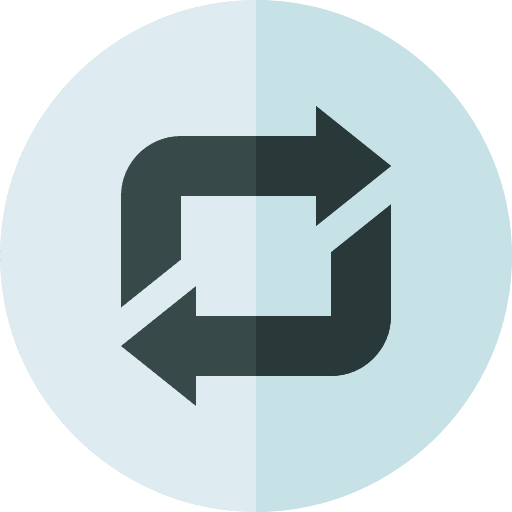 Loop refresh shapes and symbols reload icon Loop refresh shapes and symbols reload icon