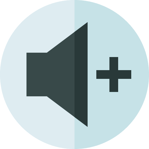 Volume up sound speakers music icon Volume up sound speakers music icon