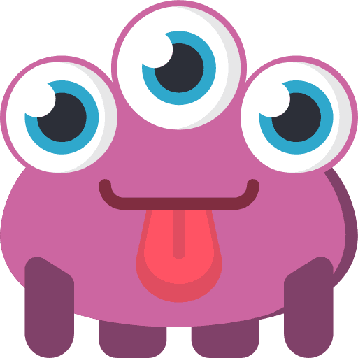 Monster fear spooky monster icon