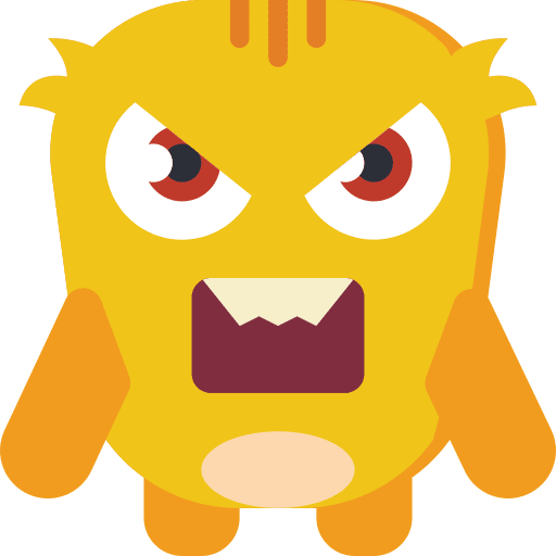 Monster miscellaneous terror halloween icon