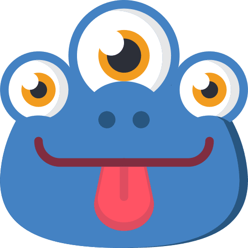 Monster spooky monster avatar icon