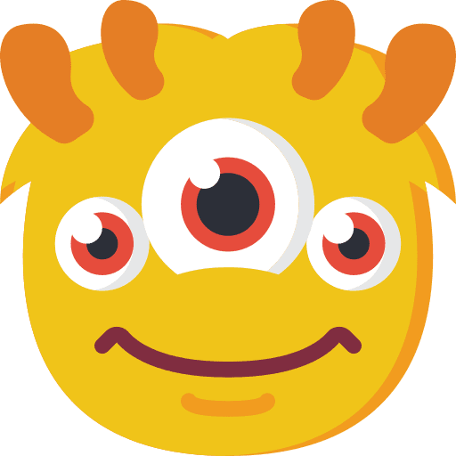 Monster eyes monster avatar icon
