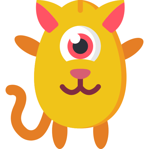 Monster fear terror monster icon