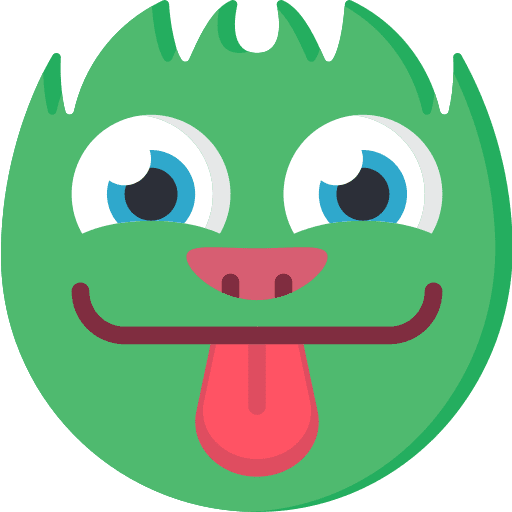 Monster horror halloween terror icon