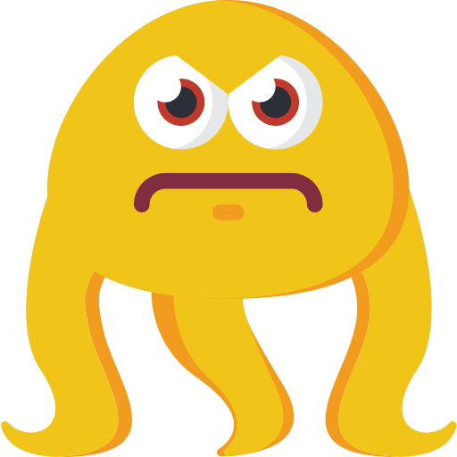 Monster halloween scary horror icon