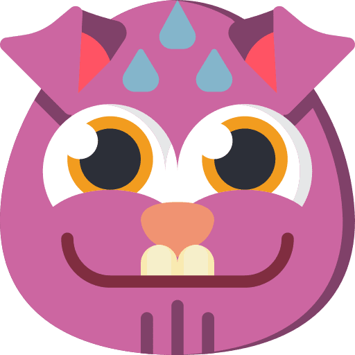 Monster horror avatar horn icon