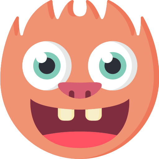 Monster monsters happy avatar icon