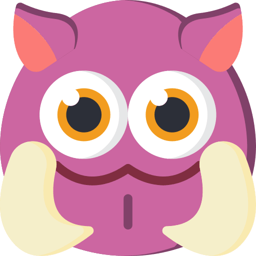 Mosnter monster tusk halloween icon