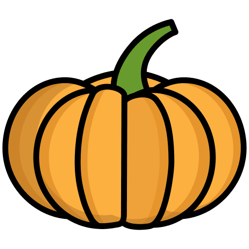 Pumpkin healthy food food and restaurant organic icon