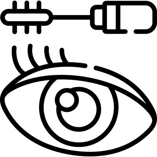 Eyelash femenine eye woman icon