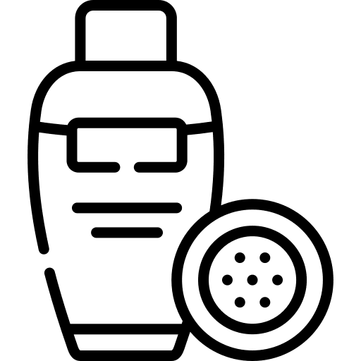 Makeup remover cotton discs bottle wellness icon Makeup remover cotton discs bottle wellness icon