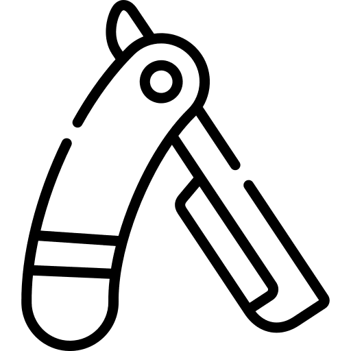 Razor beard barber beauty icon Razor beard barber beauty icon