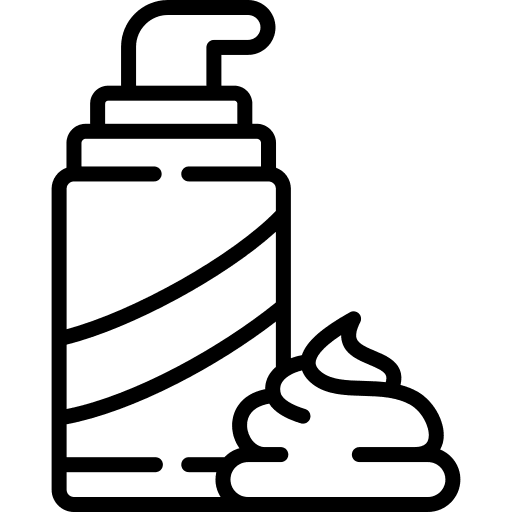 Shaving foam foam beauty barbershop icon Shaving foam foam beauty barbershop icon