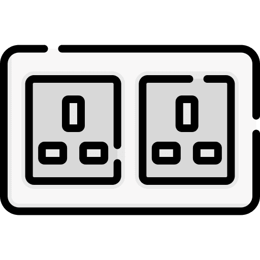 Socket electricity electronics socket icon