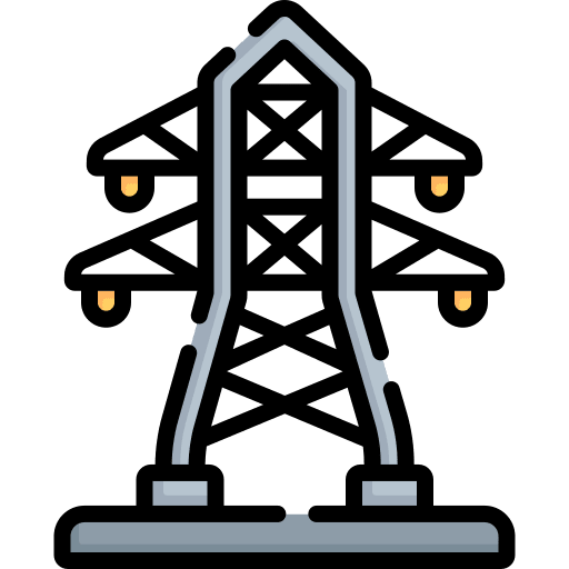 Electricity eco electric electric tower electronics icon Electricity eco electric electric tower electronics icon