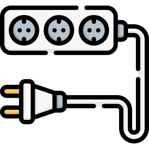 Extension cable extension cord energy plug icon Extension cable extension cord energy plug icon