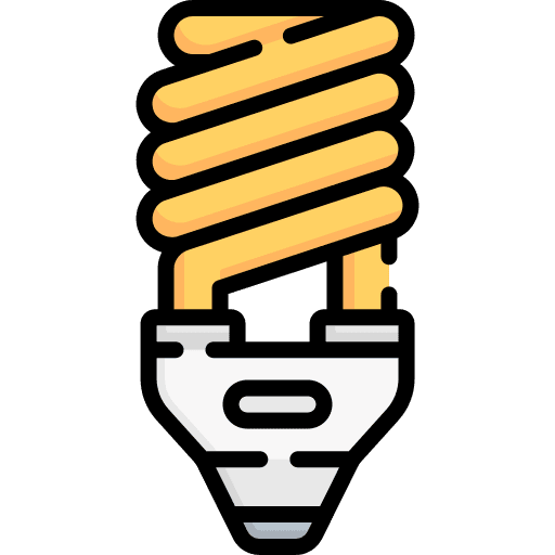 Fluorescent light ecology and environment lamp led light icon Fluorescent light ecology and environment lamp led light icon