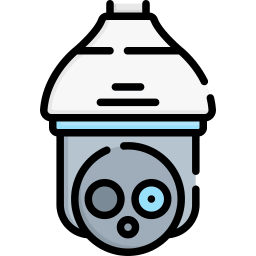 High-speed dome camera security system technology security icon High-speed dome camera security system technology security icon