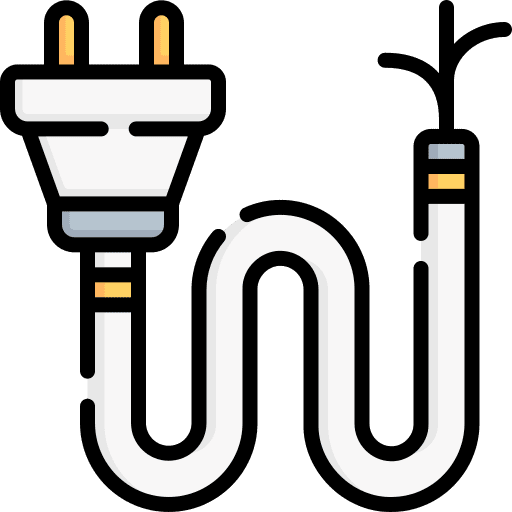 Wire cable wire plug icon Wire cable wire plug icon