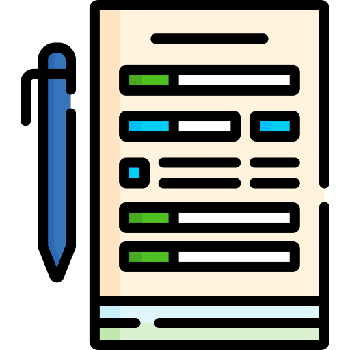 Administration survey questionary files and folders icon Administration survey questionary files and folders icon