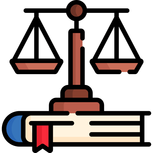 Compliant law education constitution icon