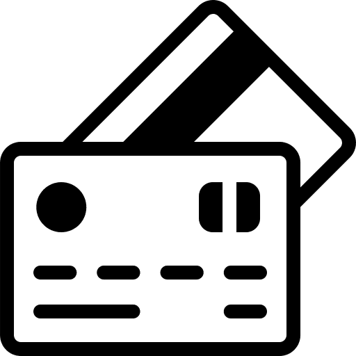 Credit card credit credit card money icon