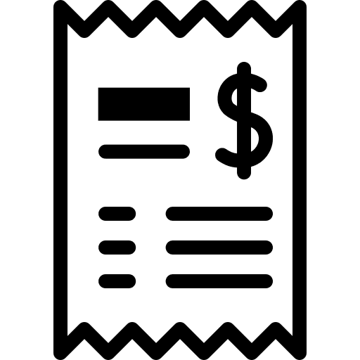 Bill bill ticket business icon Bill bill ticket business icon