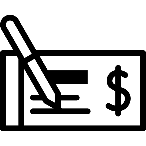Cheque money pay cheque icon Cheque money pay cheque icon