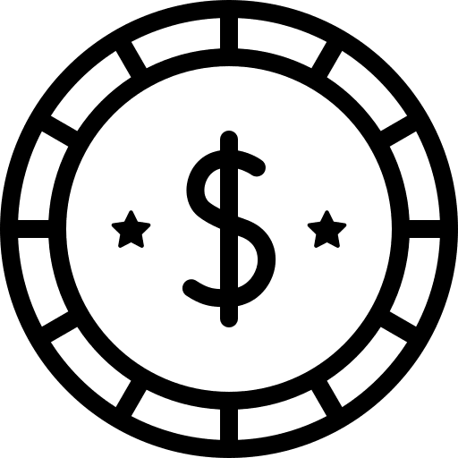 Dollar money cash coin icon Dollar money cash coin icon