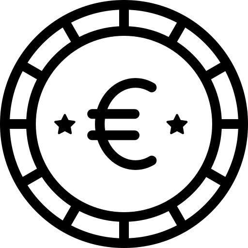 Euro euro money currency icon Euro euro money currency icon