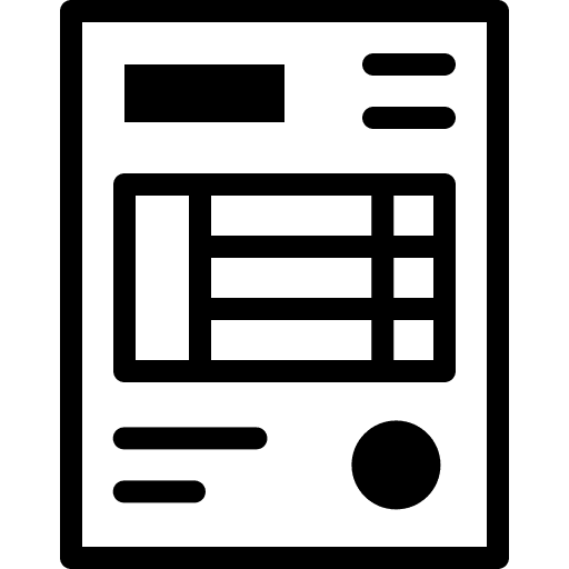 Invoice files and folders invoice file icon Invoice files and folders invoice file icon