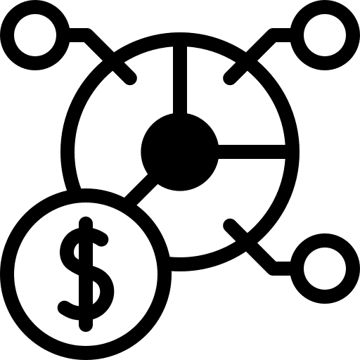 Chart finances marketing pie chart icon Chart finances marketing pie chart icon