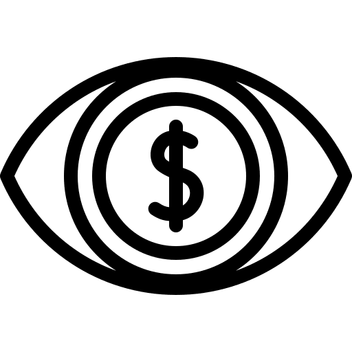 Vision vision business and finance eye icon Vision vision business and finance eye icon