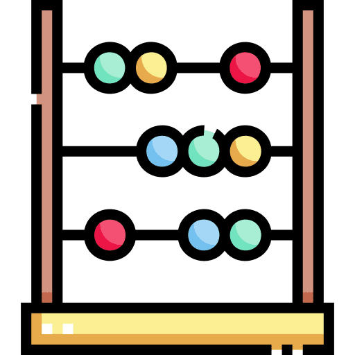 Abacus calculating mathematical maths icon Abacus calculating mathematical maths icon