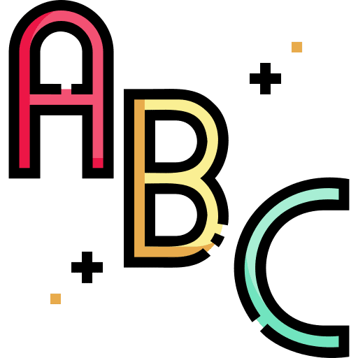 Abc letter abc alphabet icon Abc letter abc alphabet icon